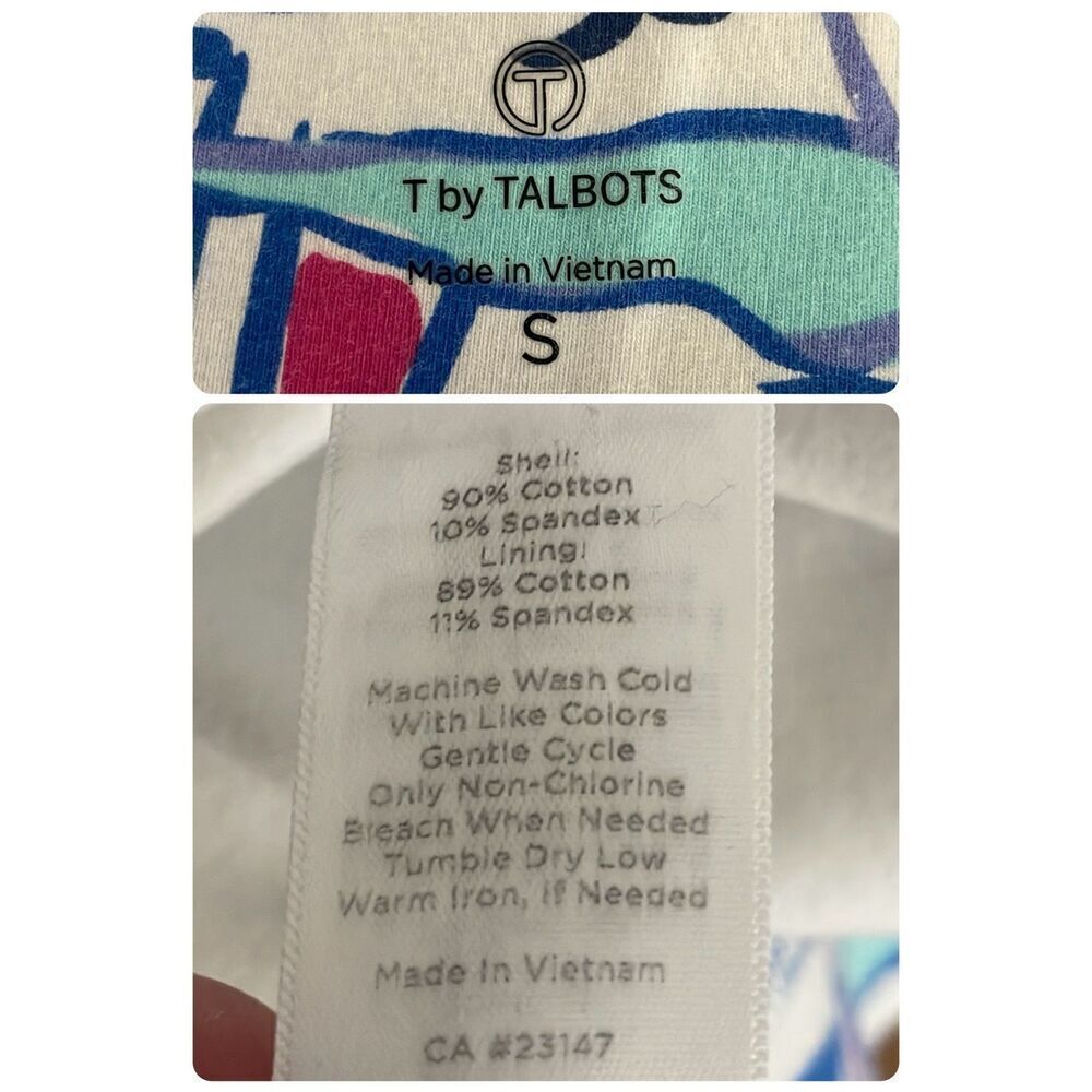 Talbots Nautical Sailboat Print Skort S - Picture 8 of 10
